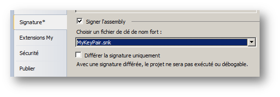 Dot NET Assemblies and Strong Name Signature