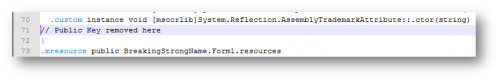 Dot NET Assemblies and Strong Name Signature