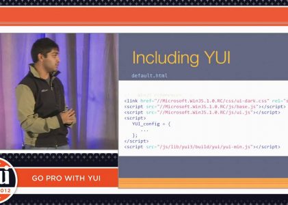 Building Native Windows 8 Apps with YUI