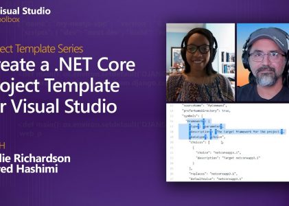 Creating a .NET Core Project Template for Visual Studio