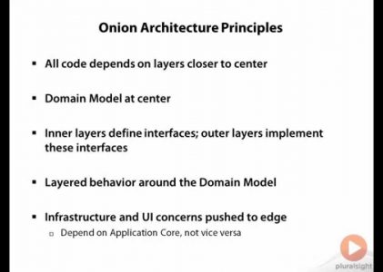 Peeling the Onion Architecture of an N-Tier Application