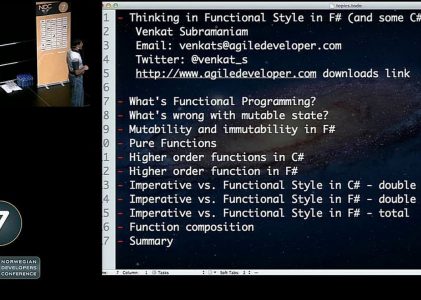 Thinking in Functional Style using F# and C#