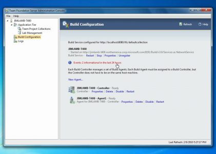 Configuring TFS 2010 Build Services