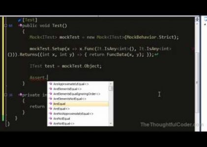 Moq Setup Arguments