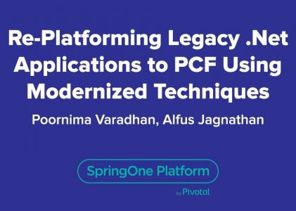 Re-platforming Legacy .NET Applications to Cloud Foundry
