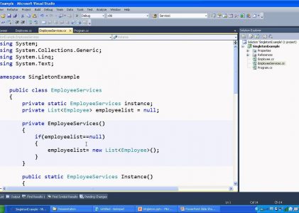 Singleton Design Pattern in C#